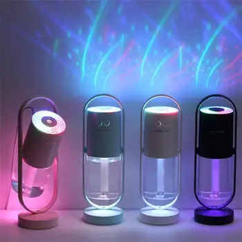 

Projection Humidifier LED Light Ultrasonic Mist Maker 360 Work quietly to reduce noise. Angle Aroma Diffuser