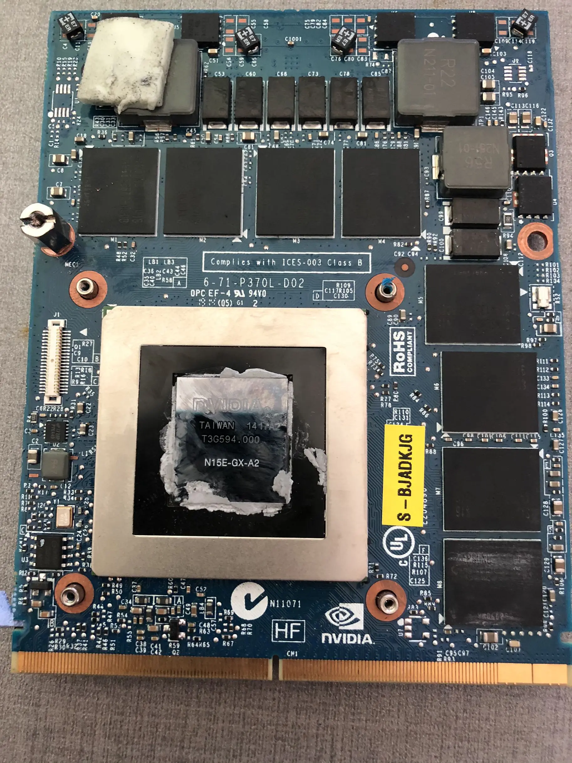 Оригинальный GTX880M GTX 880M N15E-GX-A2 DDR5 8 Гб Графика видео VGA карты для DELL M17X R4 R5 M18X R2 R3