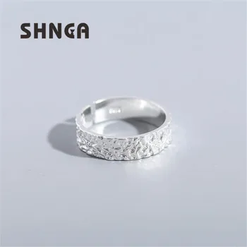 

Wedding Luxurious Silver 925 Jewelry 925 Sterling Silver Geometric Pattern Open Rings For Women BC011
