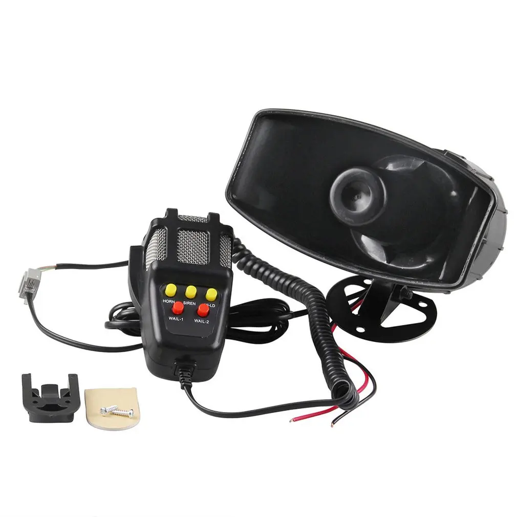 Car Alarm Siren Horn Loudspeaker Electronic HD Propaganda Police Megaphone Plastic Speaker Security | Автомобили и мотоциклы