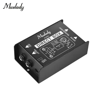 

Hot New Muslady Professional Single Channel Passive DI-Box Direct Injection Audio Box Balanced & Unbalance Signal Converter