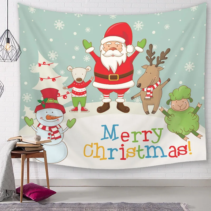8 Elife Мандала Merry Christmas стены полиэстер Висячие хиппи пледы Луна Санта Клаус гобелен спальня одеяло пляжные полотенца - Цвет: 8