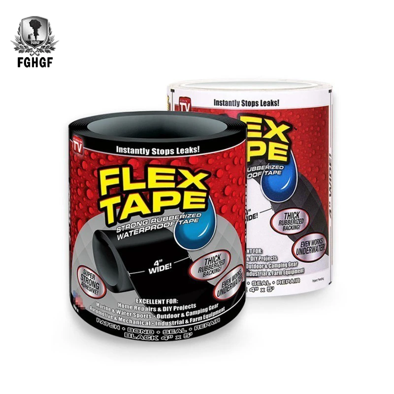 

FGHGF 153cm Super Strong Flex Repair Leakage Waterproof Tape For Garden Hose Water Bonding Fast Rescue Stop Tool Stickers