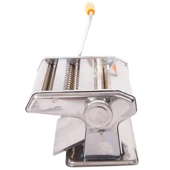 

Dual-blade Multifunctional Manual Hand-cranking Operation Stainless Steel Noodle Making Machine Silver Kitchen Supplies