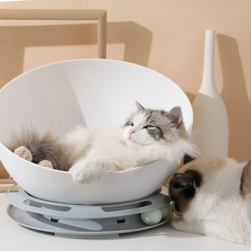 High Quality Round Orbital Cat Nest New Design Cat Bed Cat Playing Toys Cats Supply