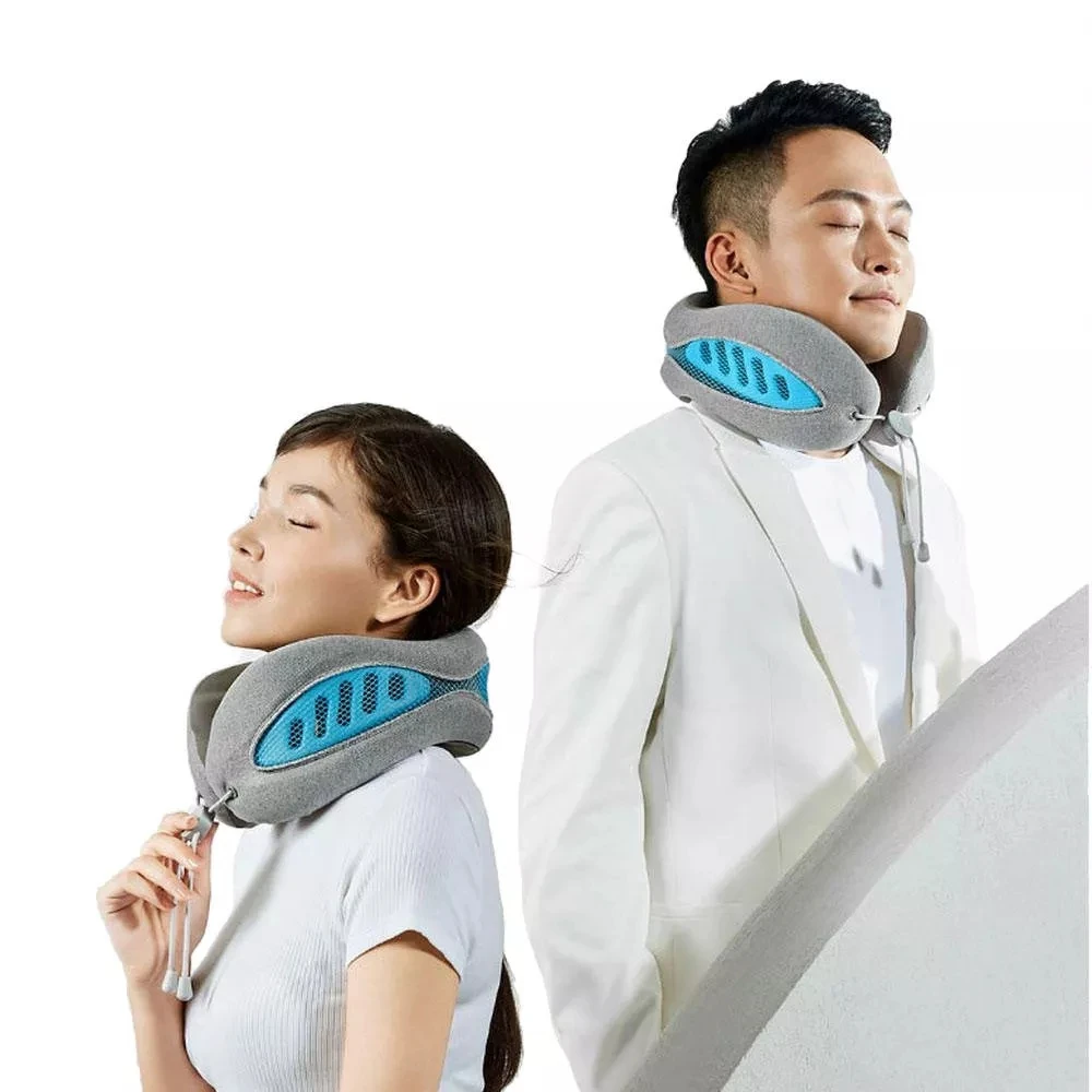 Xiaomi LF двойная эластичная дышащая u-образная Подушка через Отверстие Вентиляция дизайн Прохладный ощущение ткани моющаяся подушка