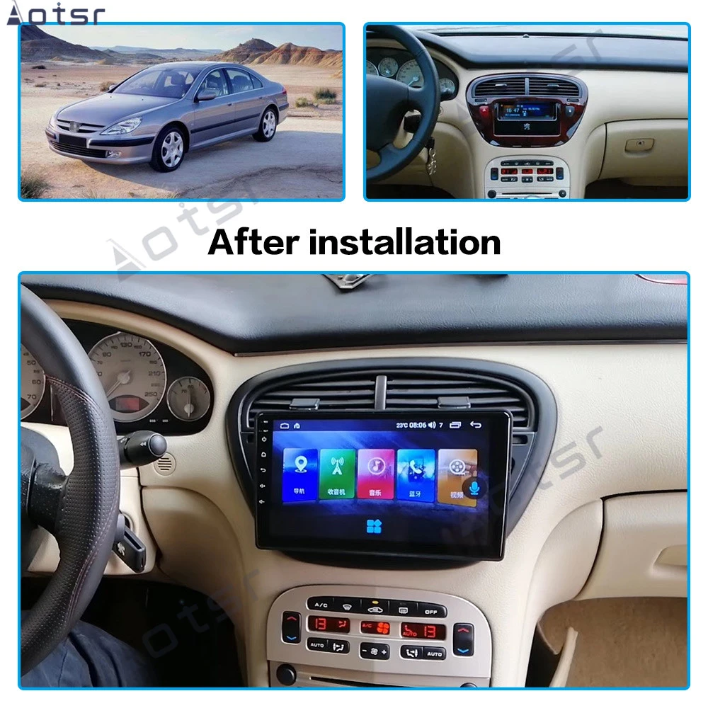 Android8 Car Dvd Player Gps Navigation For Peugeot 607 02 08 4g Navigati Bluetooth Touch Screen Headunit Headunit Stereo Car Multimedia Player Aliexpress