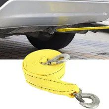 

75% Dropshipping!!Universal Car Tow Strap with Hook Yellow High Strength Emergency Towing Rope for Outdoor
