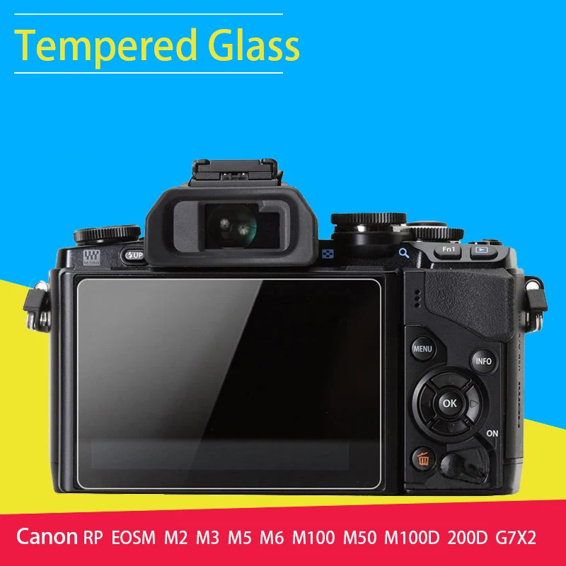 Bizoe Camera Screen Protector Pellicola Temperata Canon Eos Rp R6 Muslimah Camera Accessori M100M200 Micro Single 100 D200Dg1X