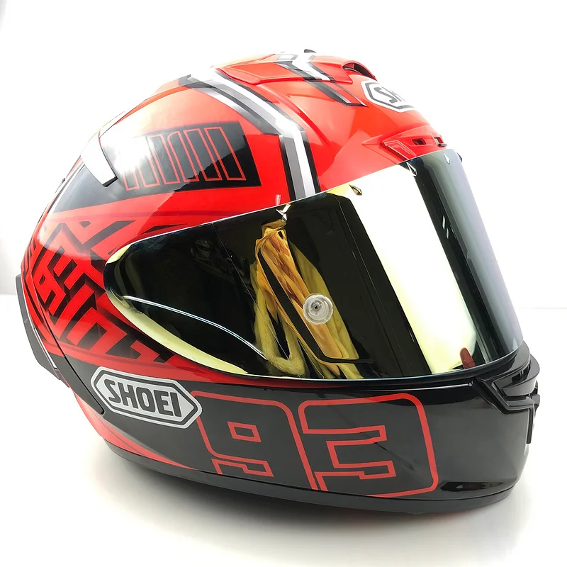 Sepeda Motor Helm Full Face Visor Lensa 