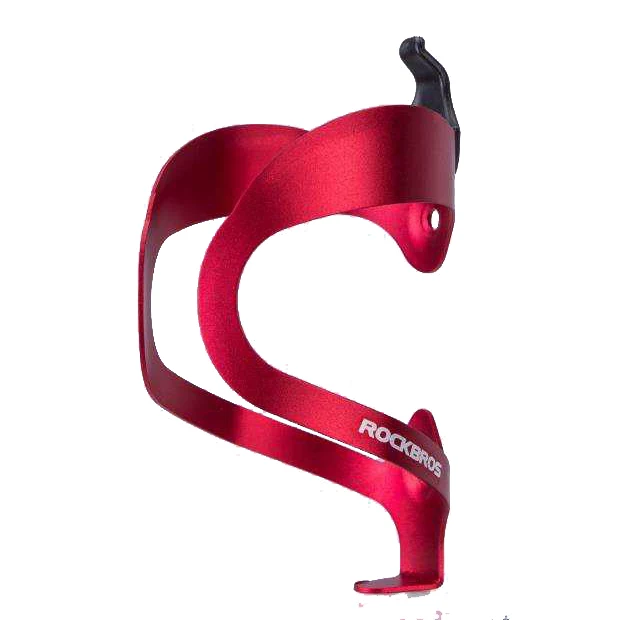 Style 1 Red Holder ROCKBROS велосипедный велосипед велосипедный держатель для бутылки с водой клетка стойка алюминиевый держатель и регулируемое оборудование Крепление Адаптер руль зажим - Цвет: Style 1 Red Holder