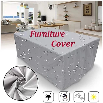 Waterproof Garden Furniture Covers, Rain and Snow Cover, Chair Covers for Sofa, Table and Chair, Dust Proof, Outdoor, 55 Sizes 3