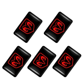 

Car 3D Epoxy Emblem Steering wheel Decorative Decals Sticker For Dodge Challenger RAM 1500 Charger Avenger Caliber Dart Nitro