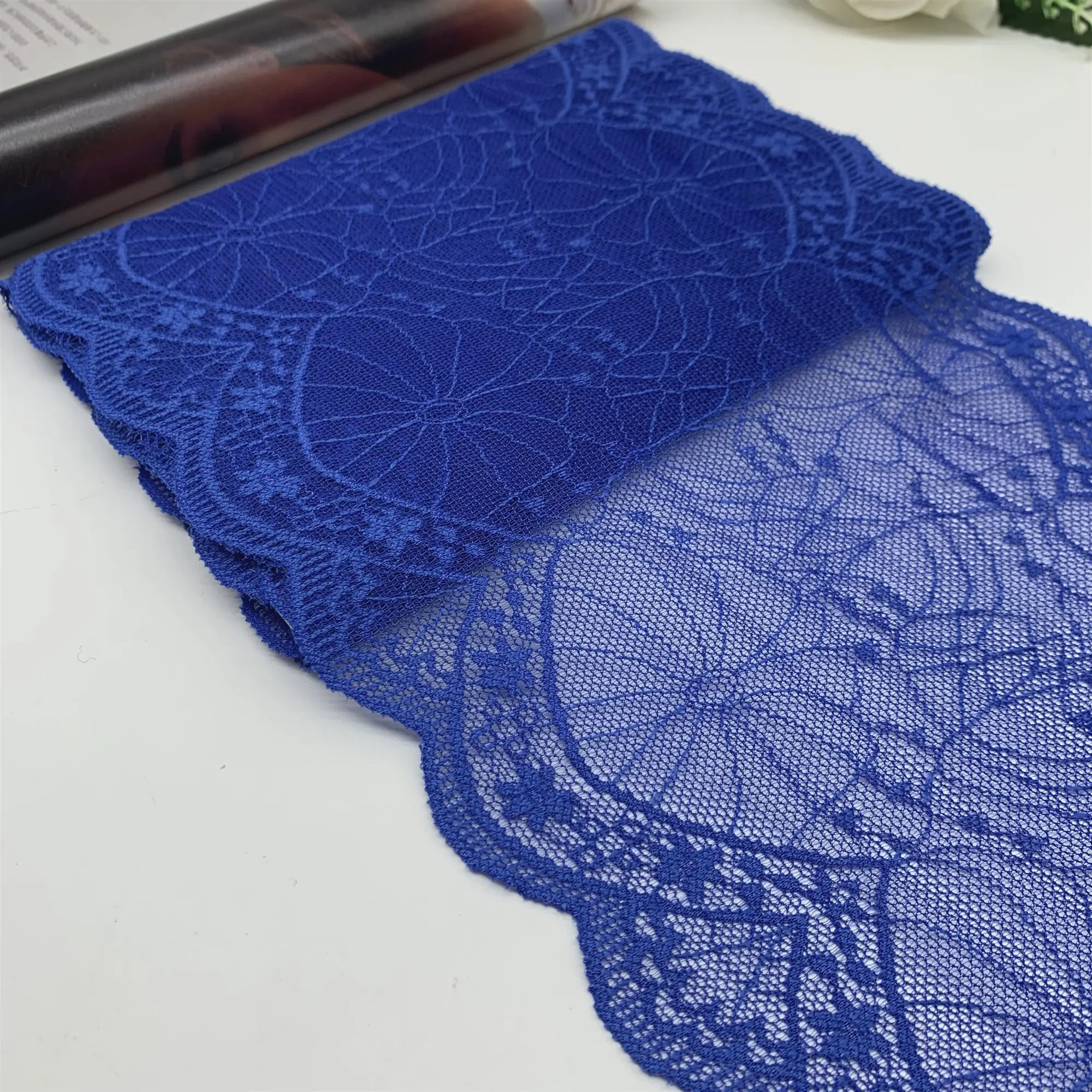 3y/lot 18.50cm Elastic Lace Trim 6