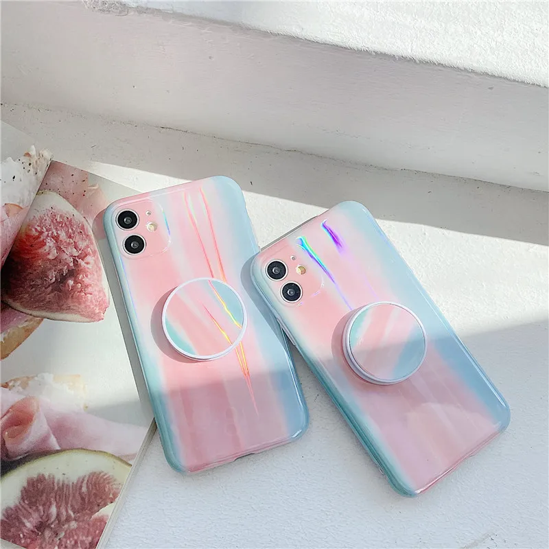 Роскошный градиентный акварельный чехол для телефона iPhone 11 Pro Max 7 8 Plus SE 2020 X XR XS