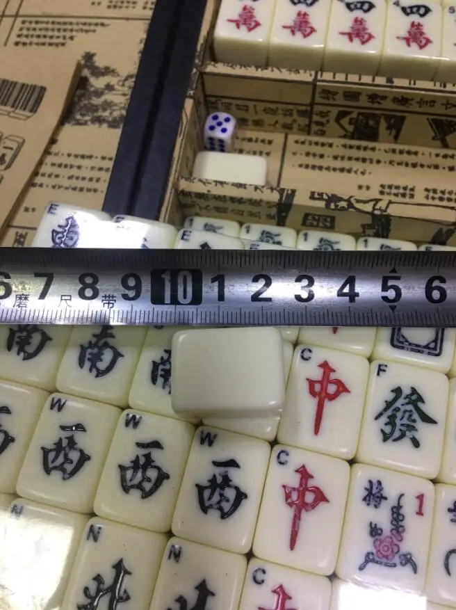 144 плитки Mah Jong набор и Box144 плитки Mah