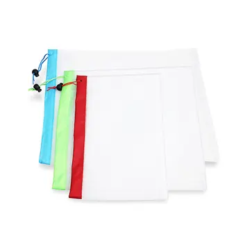

Reusable Mesh Produce Bags Kitchen Durable Polyester Reusable Mesh Produce Bags Vegetable Reuseful Handmade