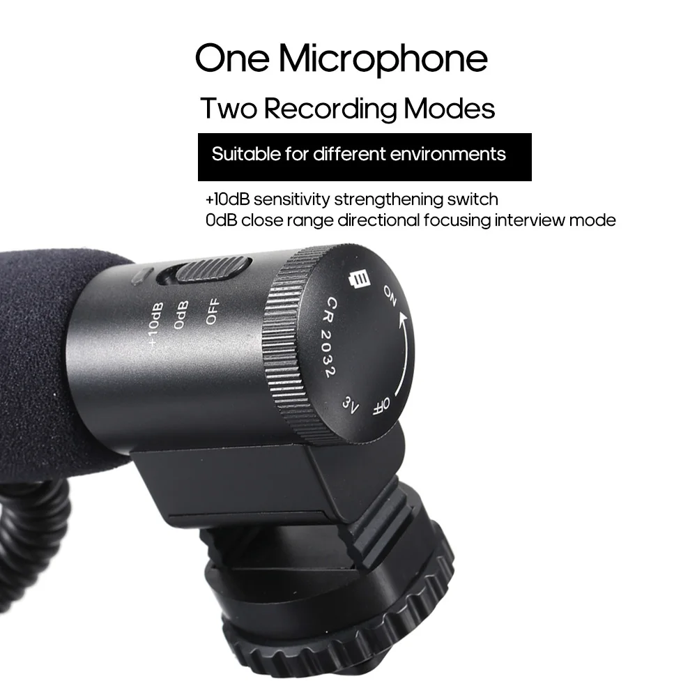 MIC-03 камера-регистратор с микрофоном для наружной фотосъемки микрофон DV DSLR камера микрофон с разъемом 3,5 мм для фотосъемки
