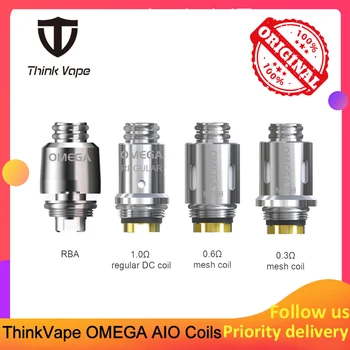 

Think Vape OMEGA Coils 0.3ohm/0.6 ohm Mesh coil/1.0ohm regular DC coil/RBA coil for Thinkvape OMEGA AIO Pod kit E-Cig Vape Coil