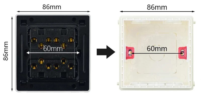 Retro Bronze Alternar Interruptor De Luz, Alavanca