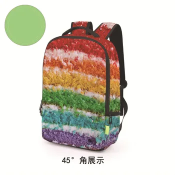 

Creative New Style College Students Fashion 3D Ink-jet Graffiti Eye Backpack Waterproof Travel Backpack