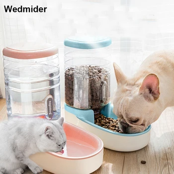 

Pet Dog Automatic Water Feeder 3.8L Food Storage Bucket Cat Water Fountain Dispenser Small Teddy Pet Feeding Watering Supplies