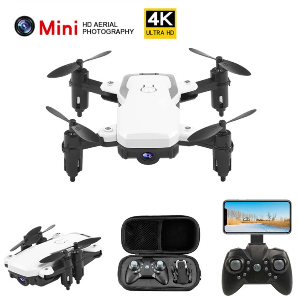 Мини Дрон LF606 Wifi с 4K HD камерой складной Квадрокоптер одним ключом возврат FPV дроны