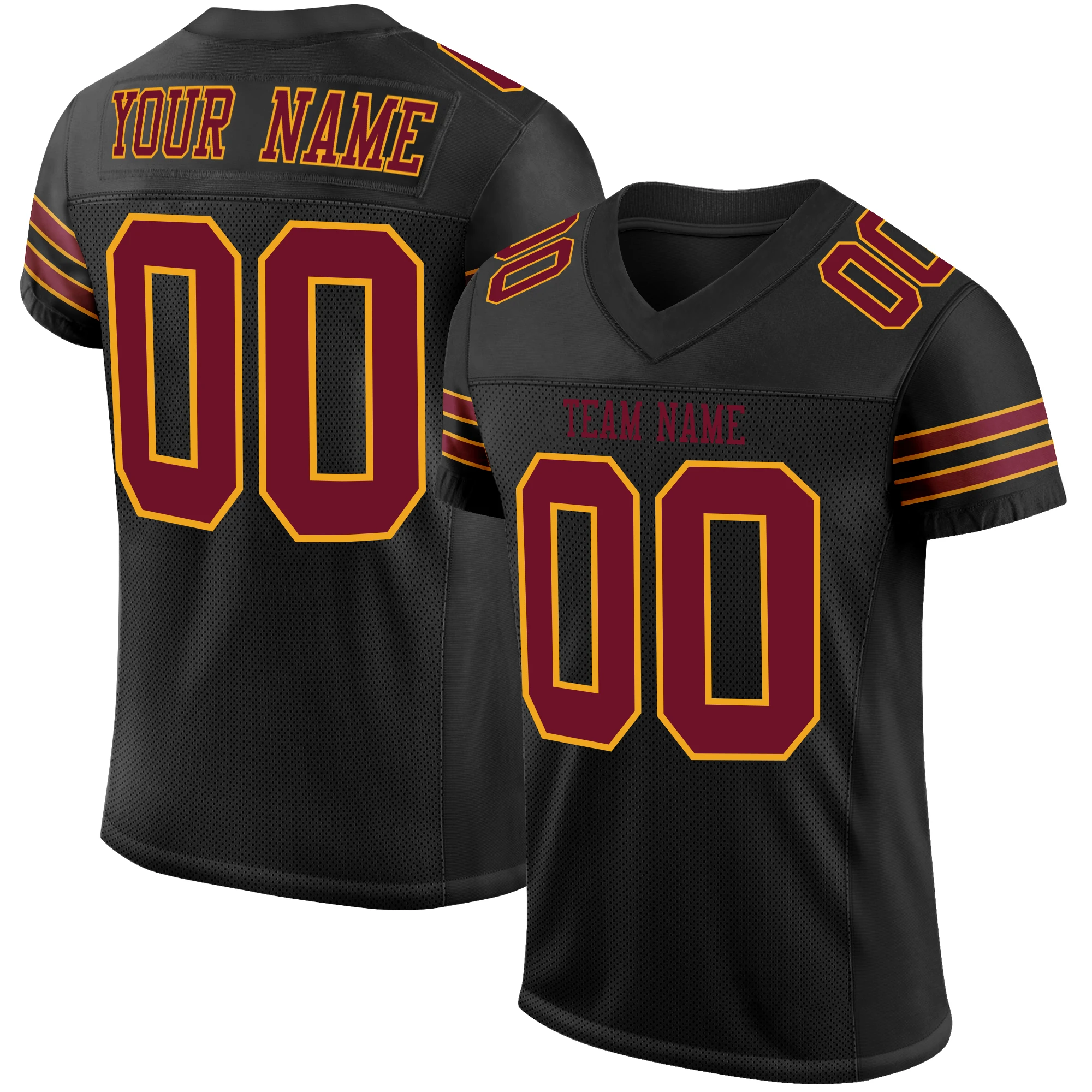 American Football Jersey Personalized Printing Team Name Number Rugby Jerseys Game Training Shirt for Men/Youth football jersey