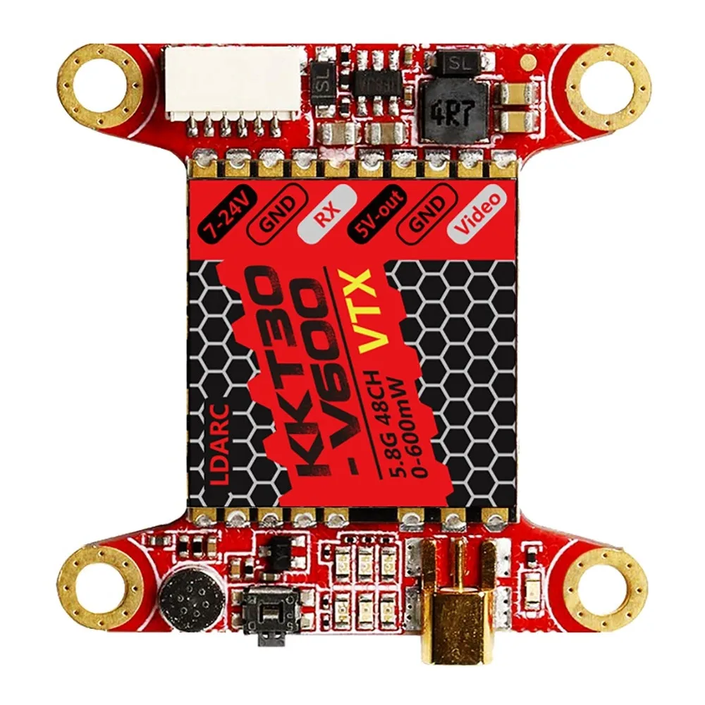 Новый стиль LDARC KKT30 V600 7 24V 48CH 0 600mW IRC Tramp VTX 30 5*30 5 мм для FPV гоночного