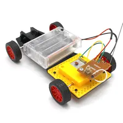 2WD DIY сборка дистанционного управления модель автомобиля обучающая игрушка