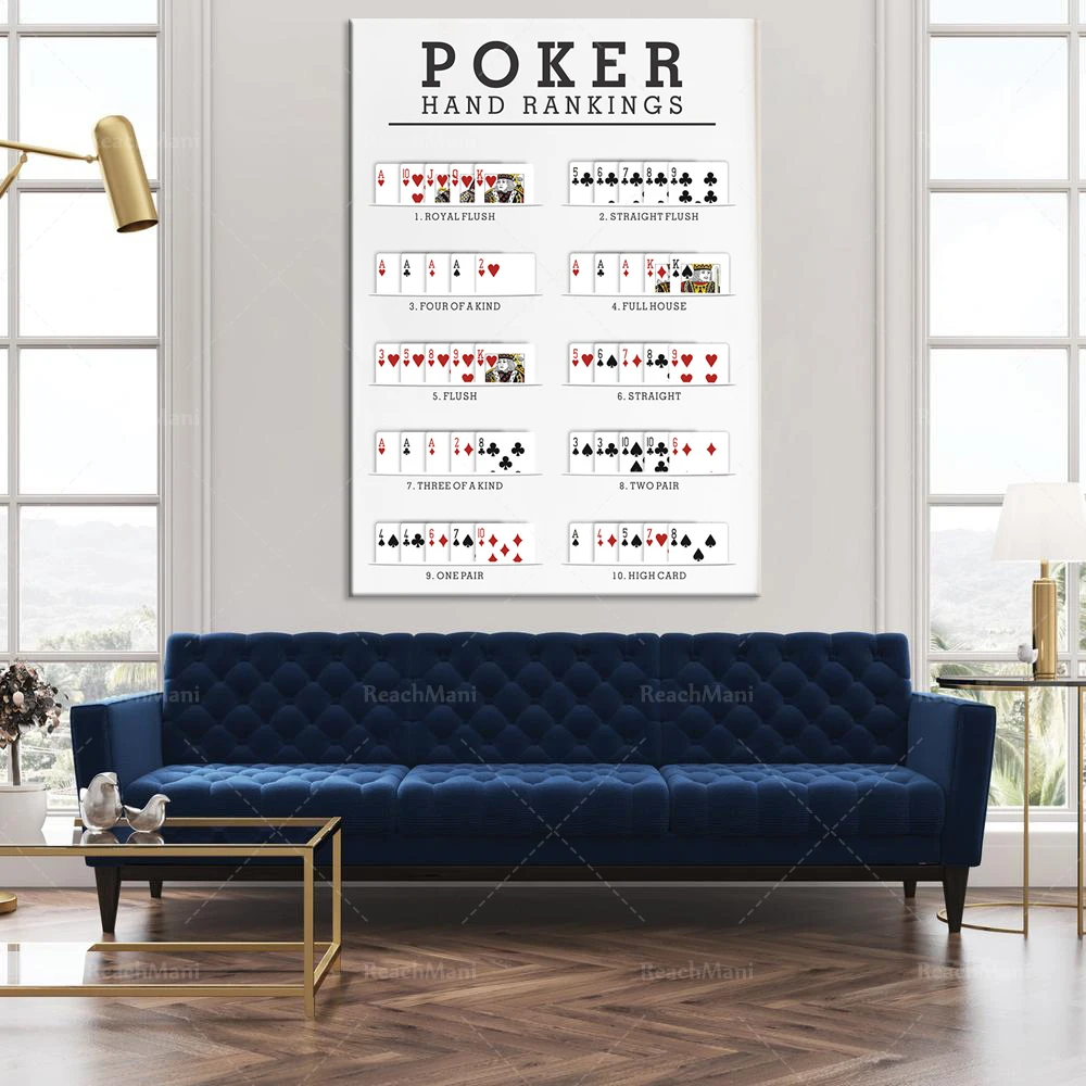 printable poker hands chart