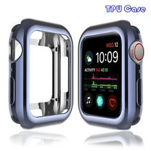 

Cover for Apple Watch case 44mm 40mm iwatch 38mm 42mm Accessories soft Shell TPU bumper protector apple watch 5 4 3 6 Se
