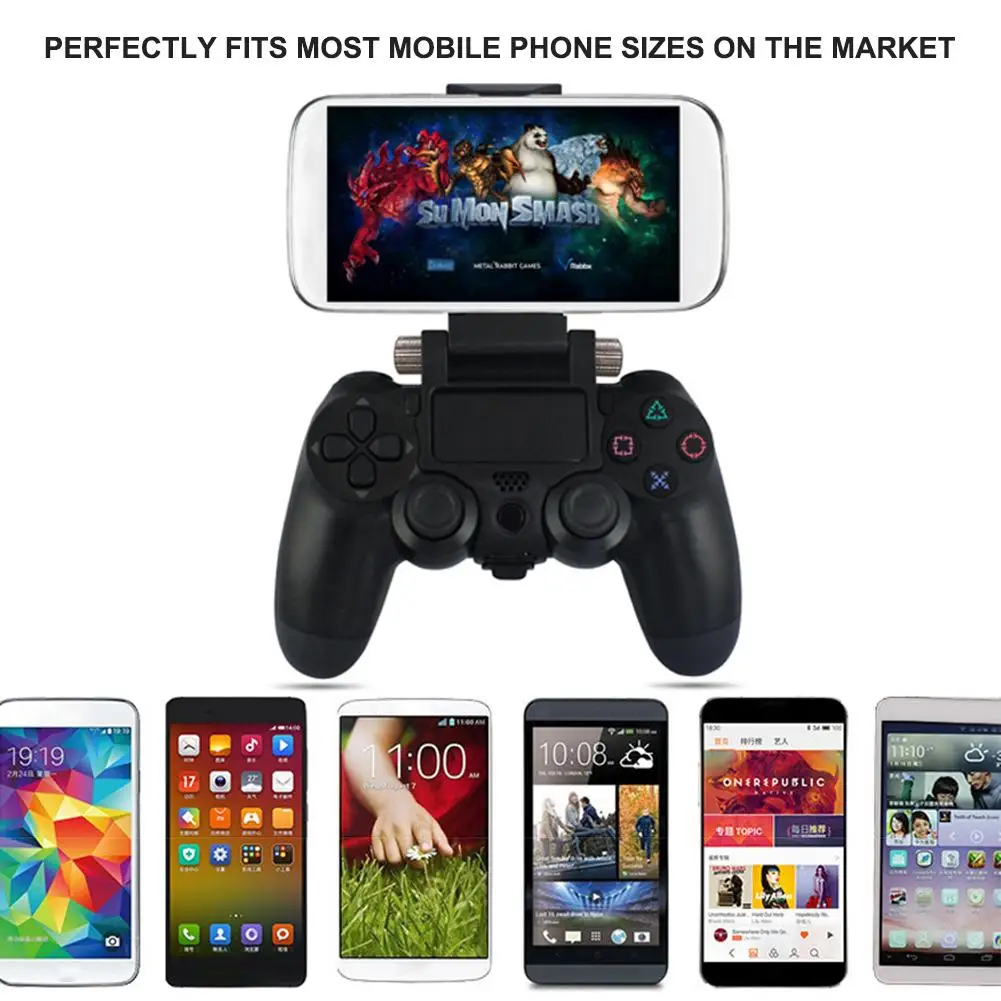 

Gamepad Bracket For PS4 Mobile Phone Holder Clip Retractable Bracket Game Controller Clip Clamp