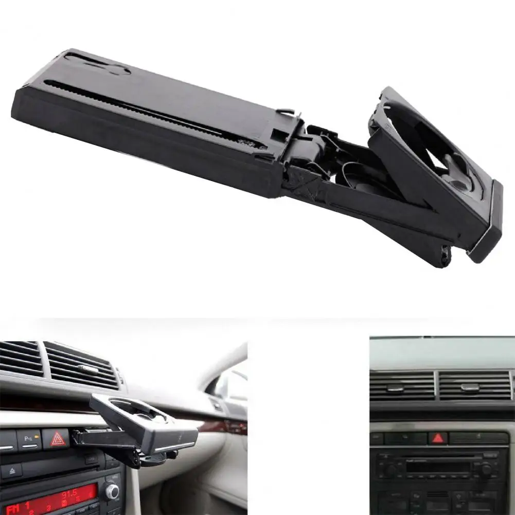 Car Cup Holder Retractable Electrosilvering Trim Cup Mount 8E1862534K for Audi A4/B6/B7 02-08