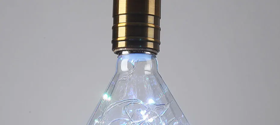 Led Light Bulbs 3D Decoration Bulb A60 Bottle CT G80 G95 G125 ST64 Heart Skull E27 Ampoule Holiday Lights Lamp For Home Decor