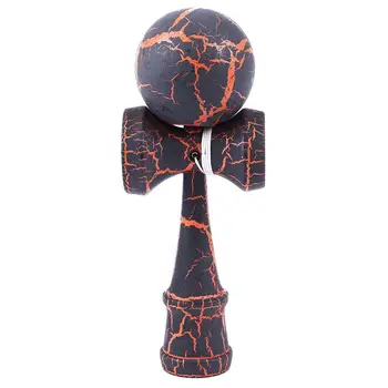 

Full Crackle Wood Kendama Ball Education Traditional Game Toy New