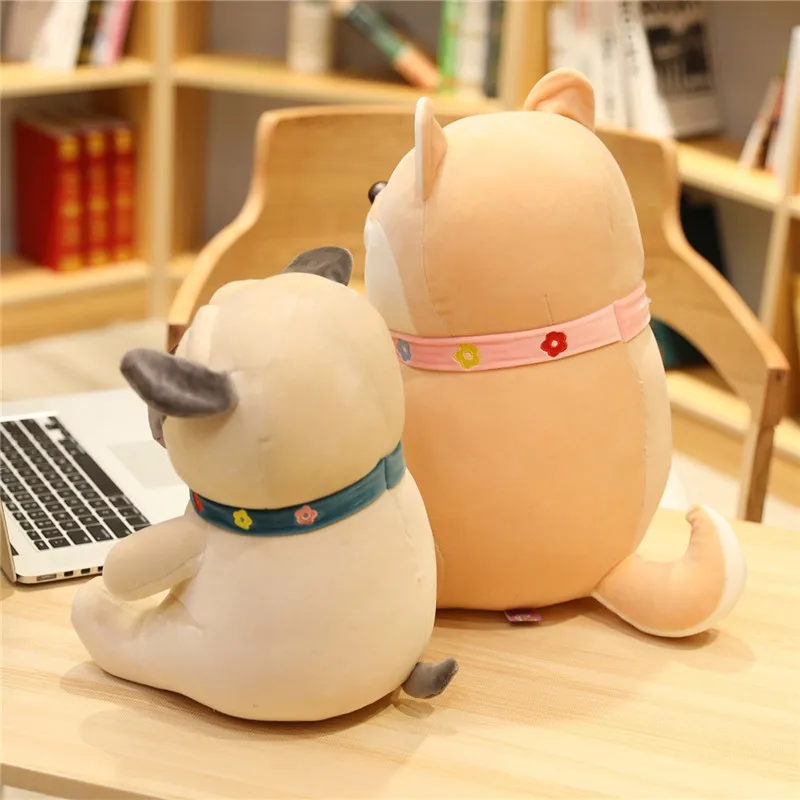 35/45/55 см Лидер продаж Kawaii Косплей SHiba/Хаски/мопса мягкие игрушки милые большие собаки плюшевые куклы хорошее качество подарок на день рождения для Для детей