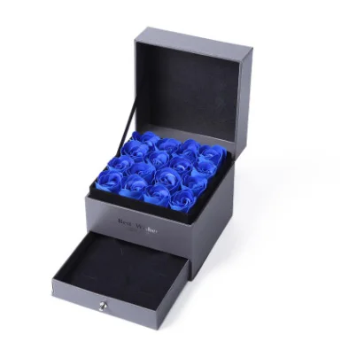 8 цветов вечная роза стиль практичная шкатулка витрина для ювелирных изделий серьги ожерелье кулон хранения подарочная упаковка