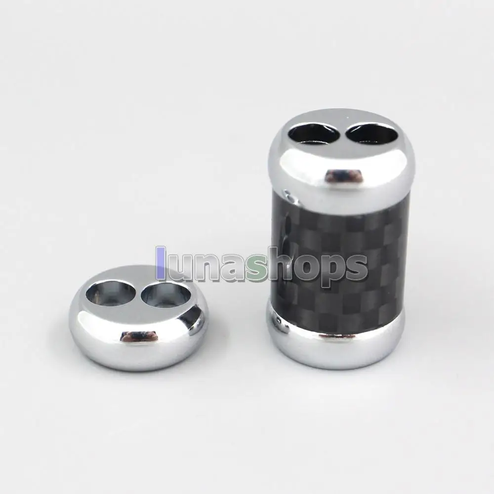 LN007056 8mm Main Wire Hole Full Metal Barrel Splitter 4 5mm Branch Hole Slider Kit For DIY Custom Headphone Cable