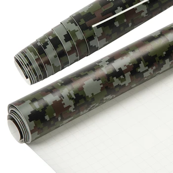 

SUNICE 1.52x0.3m Car Vinyl Film Protective Stickers Camouflage Wrapping Cars Accessories Auto Bike Computer Laptop Skin Stickers