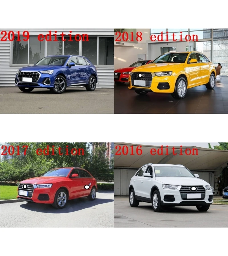 Автомобильные декоративные автомобильные рулевые колеса для интерьера, стильные автомобильные аксессуары с яркими блестками 18 19 для Audi Q3