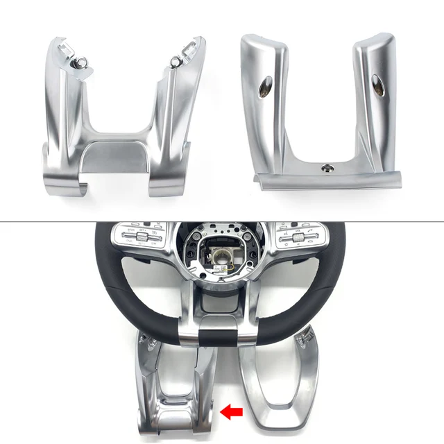 メルセデスベンツ ステアリング トリムカバー AMG ハンドル エンブレム