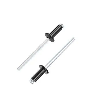 

Uxcell 200Pcs Aluminum Pop Rivets Dome Head Blind for Joining Iron Aluminum Plastics Rubber Wood Laminates Black Red Blue Yellow