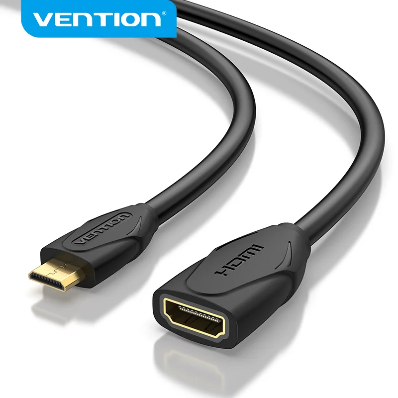 Vention высокоскоростной мини микро hdmi мужчин и женщин HDMI удлинитель синхронизация