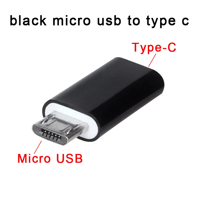 Type-C адаптер USB C к Micro USB OTG type C штекер к Micro USB Женский конвертер Поддержка зарядки и синхронизации данных для huawei Xiaomi - Цвет: micro usb to type c