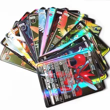 300 шт GX 60 100 шт Мега блестящие карты игра битва карт торговые карты игра детская игрушка «Покемон»