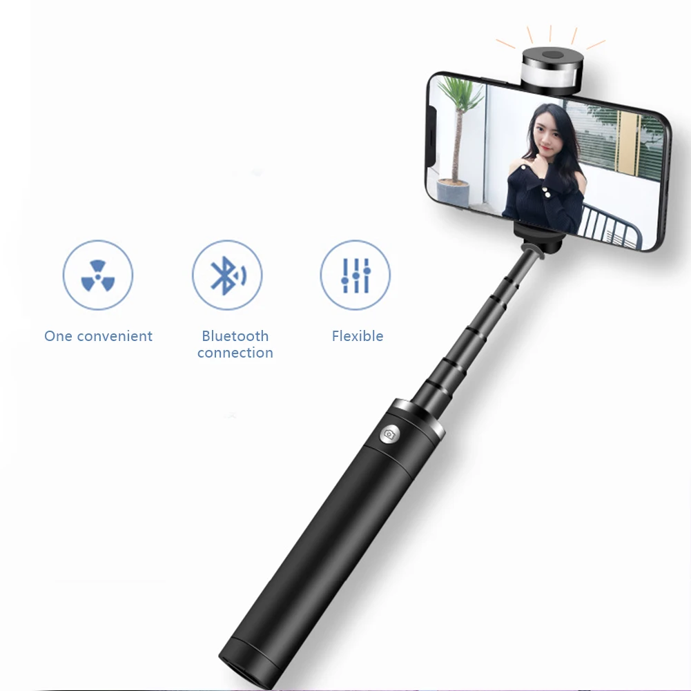 Раздвижная селфи-палка 3 уровня заполняющий светильник Bluetooth селфи-палка со съемным пультом дистанционного управления PUO88