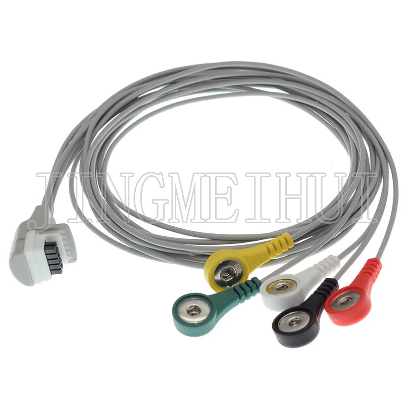 High quality Compatible with Mortara H3 Holter Recorder ECG 10P Cable