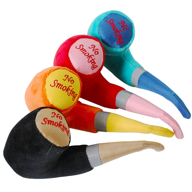

Holapet Funny Dog Toys Pet Puppy Chew Squeaker Squeaky Plush Sound Novelty Pipe Design Squeak Toys Dog Toys For Small Dogs