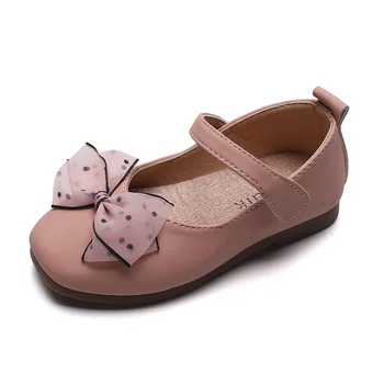 

New Children Shoes Baby Girl Fashion Pu Leather Shoes Soft Soled Non-slip Toddler Shoe Flat Wear-resistant Kid Casual Shoe